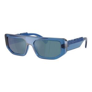 Dolce & Gabbana DG6203 Unisex Sunglasses β Transparent Blue / Dark Grey Ar Blue, 56mm