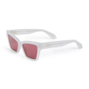 Off-White OERI110CINCINNATI Women's Sunglasses – Shiny Grey / Brown, 54mm