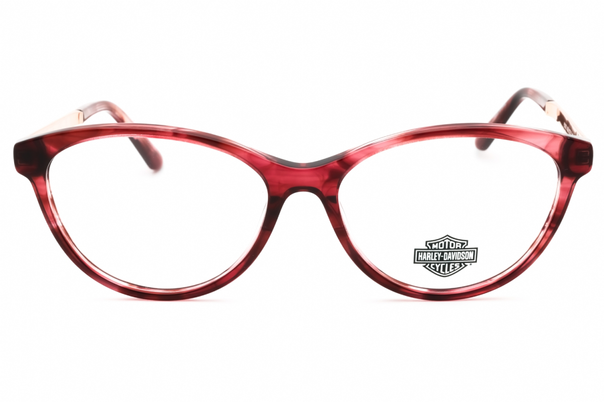 Harley Davidson HD0570 Women's Eyeglasses – Shiny Bordeaux, 53mm - Image 2