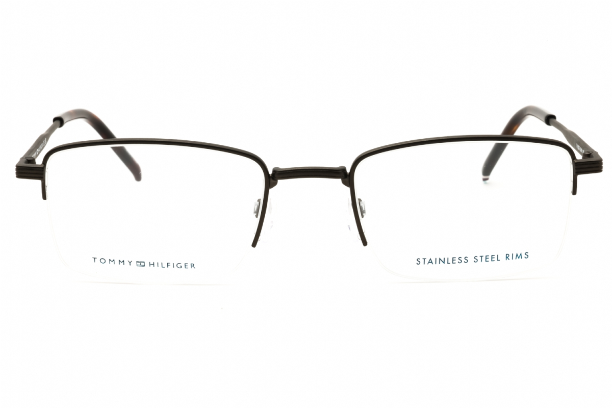Tommy Hilfiger TH2036 Men's Eyeglasses – Matte Ruthenium Black, 52mm - Image 2