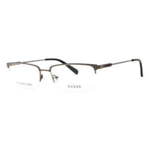 Guess GU50005 Men's Eyeglasses β Shiny Gunmetal, 56mm