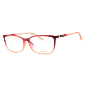 Police VPL196 Women's Eyeglasses β Semi-Matte Transparent Peach, 55mm