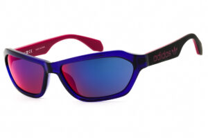 Adidas OR0021 Unisex Sunglasses – Shiny Violet / Bordeaux Mirror, 58mm