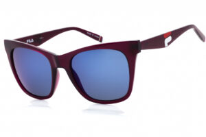 FILA SFI184 Women's Sunglasses β Purple / Blue Mirror, 53mm