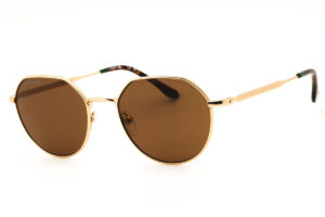 Lacoste L268S Unisex Sunglasses β Gold / Brown, 53mm