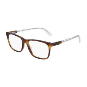 Gucci GG0490O Men's Eyeglasses β Havana/Transparent, 53mm