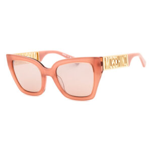 Moschino MOS161/S Women's Sunglasses β Pink / Pink Flash Silver, 53mm