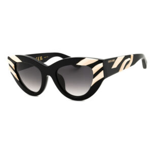 Roberto Cavalli SRC009V Women's Sunglasses β Shiny Black / Grey Gradient, 51mm