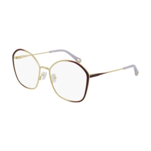 Chloe CH0017OA Women's Eyeglasses β Bordeaux/Gold, 57mm