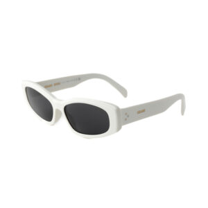 Celine CL40252I Unisex Sunglasses – Shiny Ivory / Smoke, 58mm