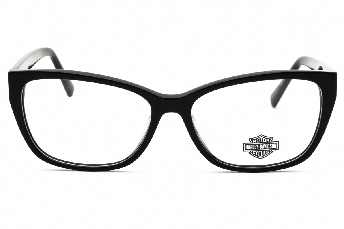 Harley Davidson HD50108 Women's Eyeglasses – Shiny Black, 55mm - Image 2