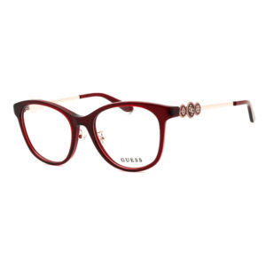 Guess GU50255-D Women's Eyeglasses β Shiny Bordeaux, 52mm