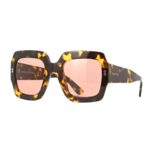 Gucci GG1111S Women's Sunglasses β Havana / Red, 53mm
