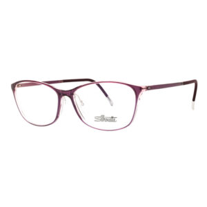 Silhouette SPXILLUSIONFULLRIM1603/75 Women's Eyeglasses β Rose Shiny With Dark Orchid, 55mm