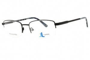 J. Landon JL1001 Men's Eyeglasses β Shiny Black, 54mm
