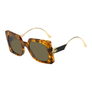Etro ETRO0026/S Women's Sunglasses β Yellow Havana / Green, 54mm
