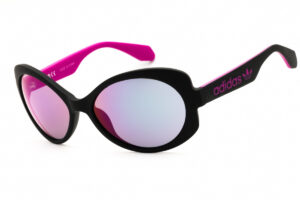Adidas OR0020 Women's Sunglasses β Matte Black / Bordeaux Mirror, 56mm