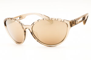 Adidas SP0012 Women's Sunglasses – Shiny Light Brown / Brown Mirror, 61mm