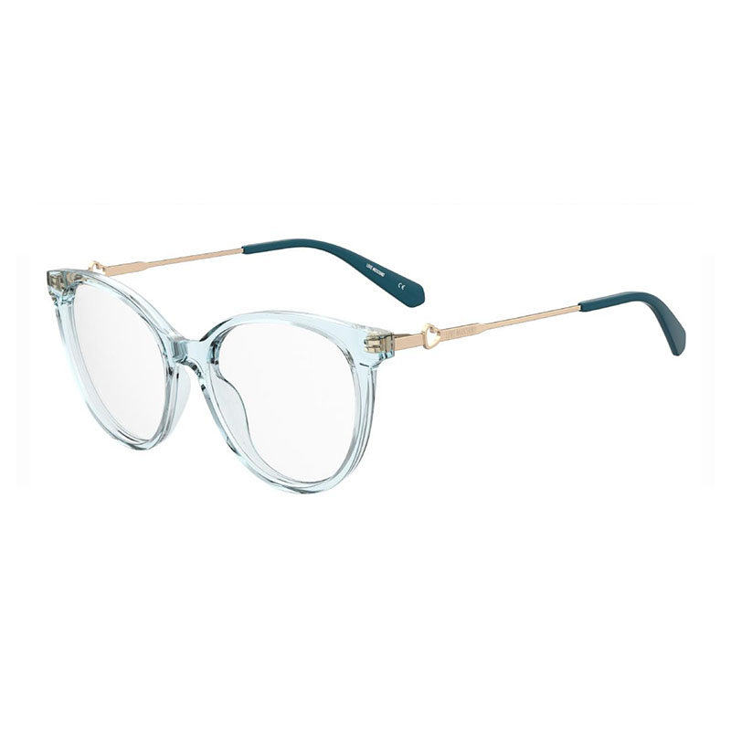 Moschino Love MOL618/TN Kids' Eyeglasses – Transparent Azure Blue, 51mm