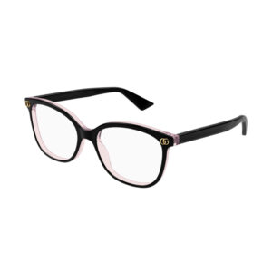 Gucci GG1816O Women's Eyeglasses – Black On Pink Crystal, 54mm