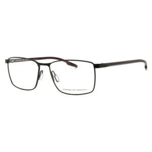 Porsche Design P8733 Men's Eyeglasses – Black/Red, 57mm