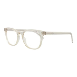 Saint Laurent SLM111 Women's Eyeglasses – Transparent Beige, 52mm