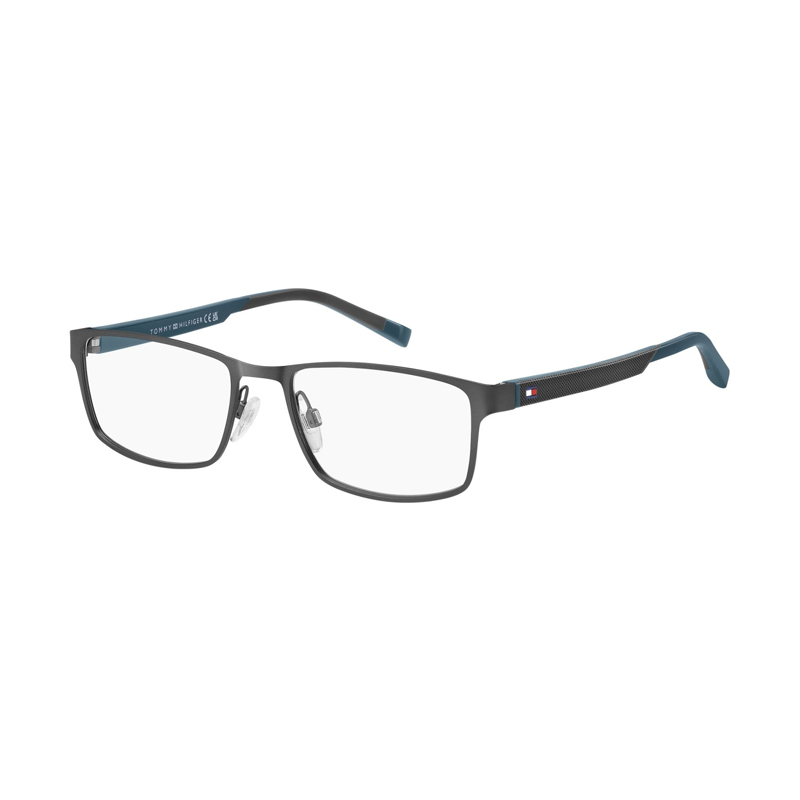 Tommy Hilfiger TH2146 Men's Eyeglasses – Matte Dark Ruthenium, 54mm