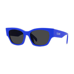 Celine CL40197U Women's Sunglasses β Shiny Blue / Smoke, 54mm