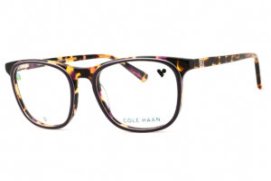 Cole Haan CH4518 Unisex Eyeglasses – Plum Tortoise, 54mm