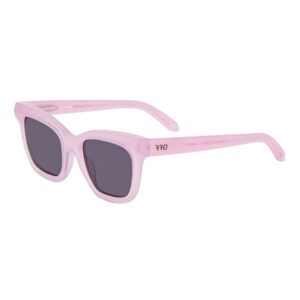 Off-White OERI143LINCOLN Unisex Sunglasses – Shiny Pink / Dark Grey, 52mm