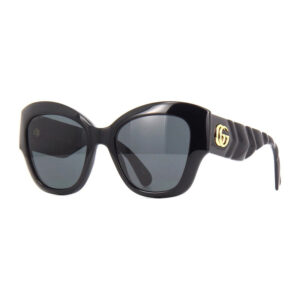Gucci GG0808S Women's Sunglasses – Black / Grey, 53mm
