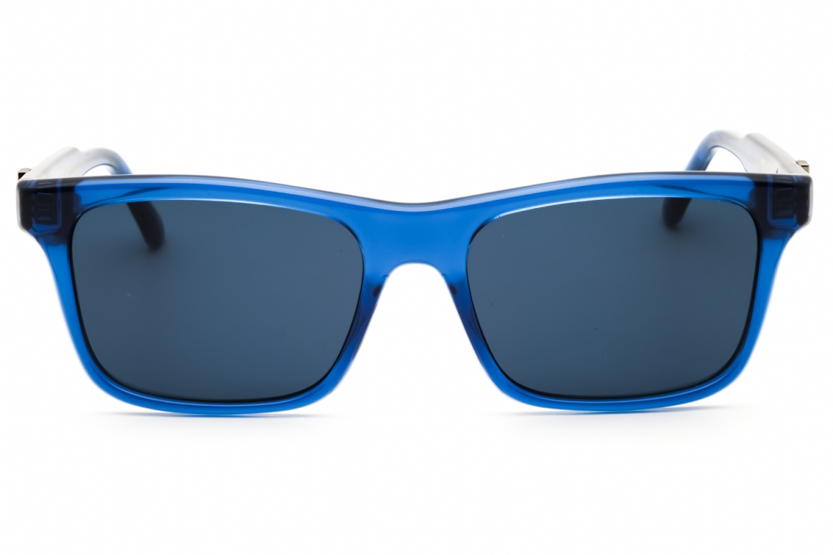 Salvatore Ferragamo SF2060SE Men's Sunglasses – Transparent Dark Blue / Smoke, 55mm - Image 2