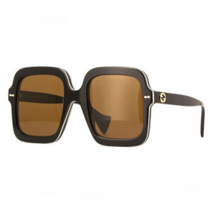 Gucci GG1241S Women's Sunglasses – Black / Brown, 56mm