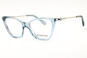 Swarovski SK2051 Women's Eyeglasses β Transparent Light Blue, 53mm