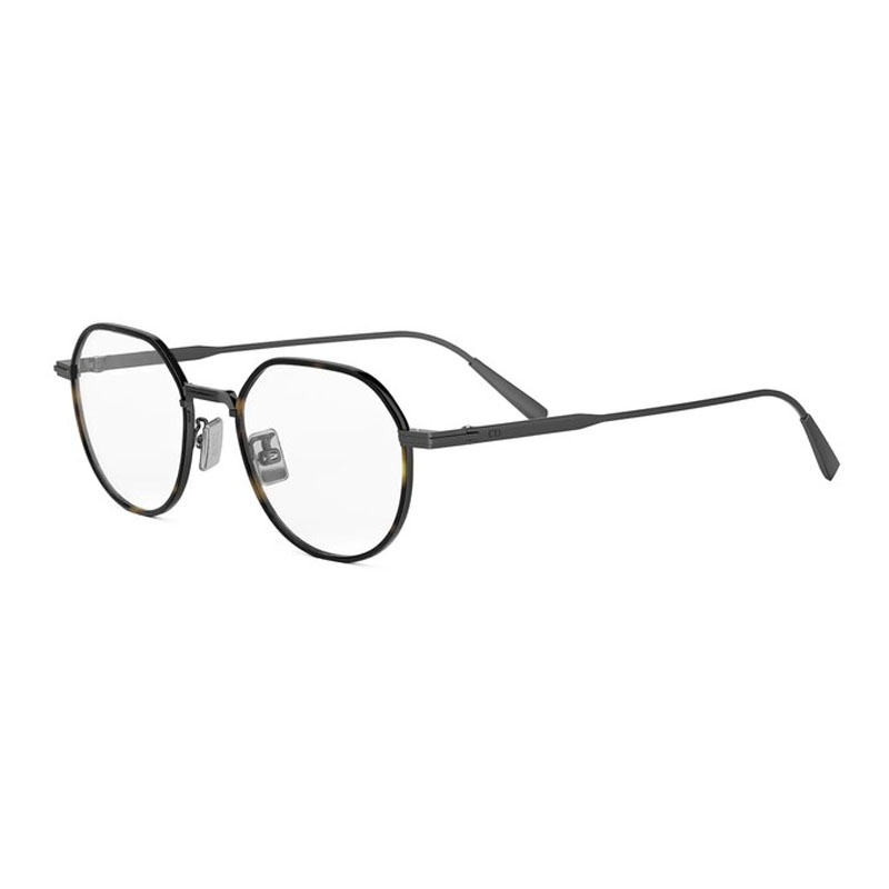 Dior DIORBLACKSUITOR3U Women's Eyeglasses – Shiny Dark Ruthenium, 49mm