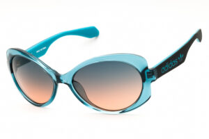 Adidas OR0020 Women's Sunglasses – Shiny Turquoise / Blue Gradient, 56mm