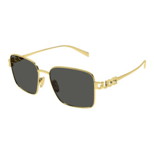 Gucci GG1937S Women's Sunglasses β Shiny Gold / Grey, 54mm