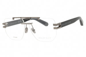 Philipp Plein VPP087M Men's Eyeglasses β Shiny Gunmetal, 61mm
