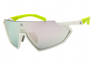 Adidas SP0041 Men's Sunglasses – White / Smoke Mirror