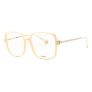 Furla VFU632 Women's Eyeglasses β Shiny Ivory, 55mm