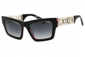 Moschino MOS171/S Women's Sunglasses – Metalized Grey On Pink / Dark Grey Gradient, 53mm
