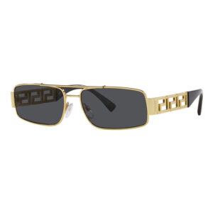 Versace VE2257 Men's Sunglasses β Gold / Dark Grey, 60mm