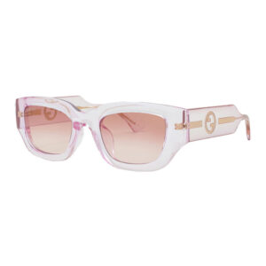 Gucci GG1558SK Women's Sunglasses – Transparent Light Pink / Burgundy Gradient, 51mm