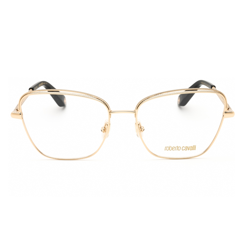 Roberto Cavalli VRC069 Women's Eyeglasses – Shiny Rose Gold, 56mm - Image 2