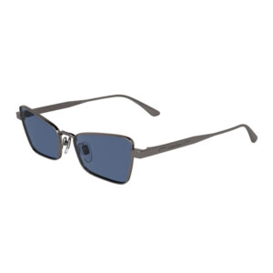 Calvin Klein CK24110S Women's Sunglasses – Light Gunmetal / Blue, 53mm
