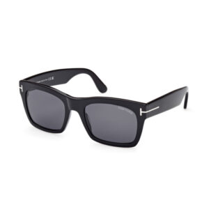 Tom Ford FT1062 Men's Sunglasses β Shiny Black / Smoke Grey, 56mm