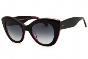 Kate Spade DOMINICA/S Women's Sunglasses β Black Pink / Dark Grey Gradient, 49mm