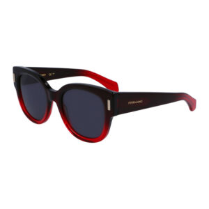 Salvatore Ferragamo SF2007S Women's Sunglasses β Dark Red Gradient / Grey, 51mm