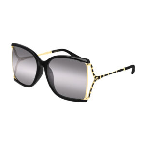 Gucci GG0592SK Women's Sunglasses β Black/Gold / Double Gradient, 61mm