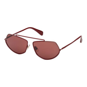 Max Mara MM0165 Women's Sunglasses – Shiny Bordeaux / Bordeaux, 60mm